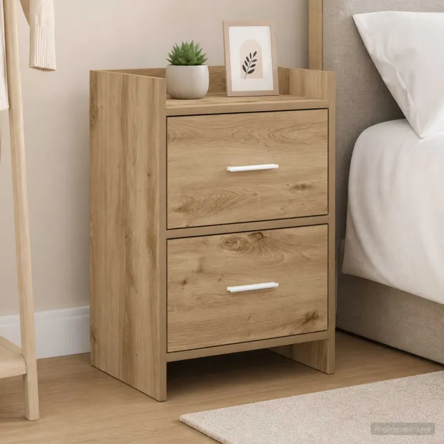 vidaXL Nachtkastjes 2 st Artisanaal eiken 40 x 30 x 60 cm Bewerkt hout, foto 4
