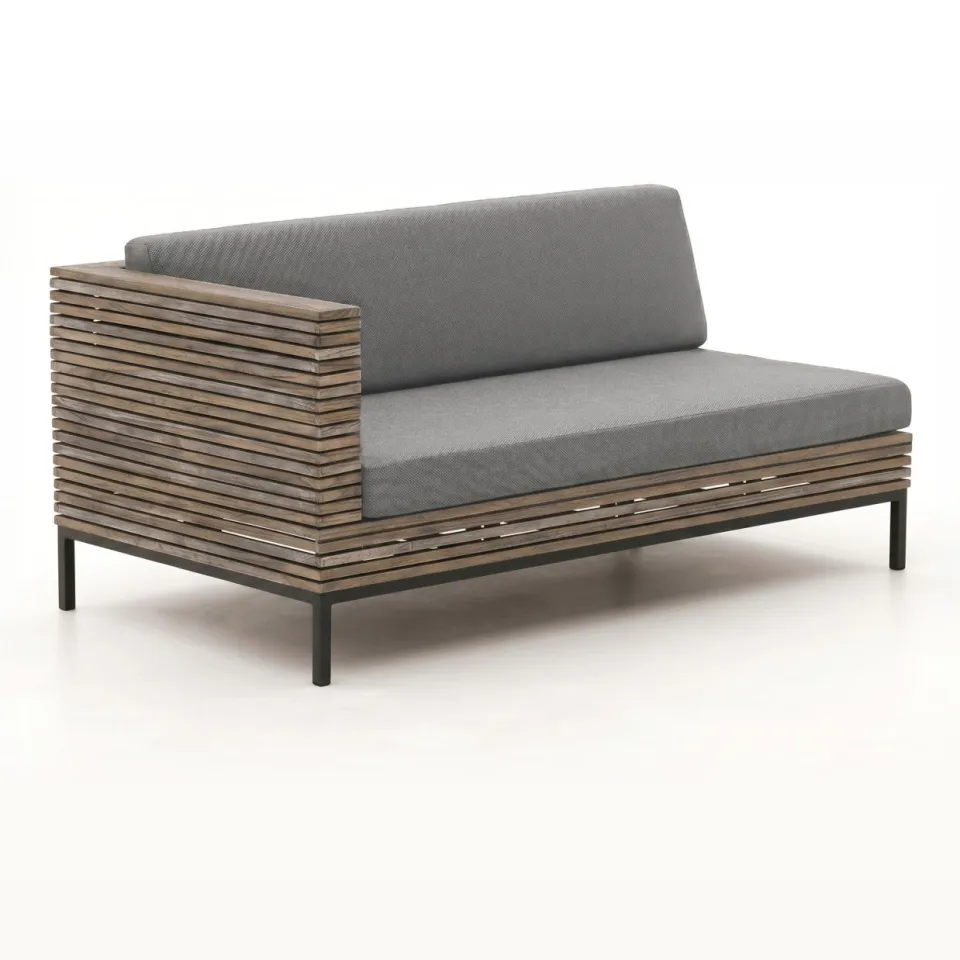 ROUGH Furniture ROUGH-D hoek loungeset 4-delig 5-zits bruin, foto 2