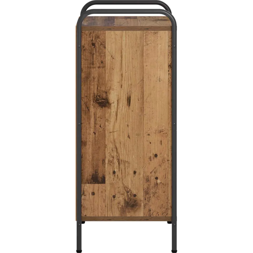 vidaXL Boekenkast 55,5 x 33 x 174 cm Bewerkt hout Oud hout bruin, foto 4