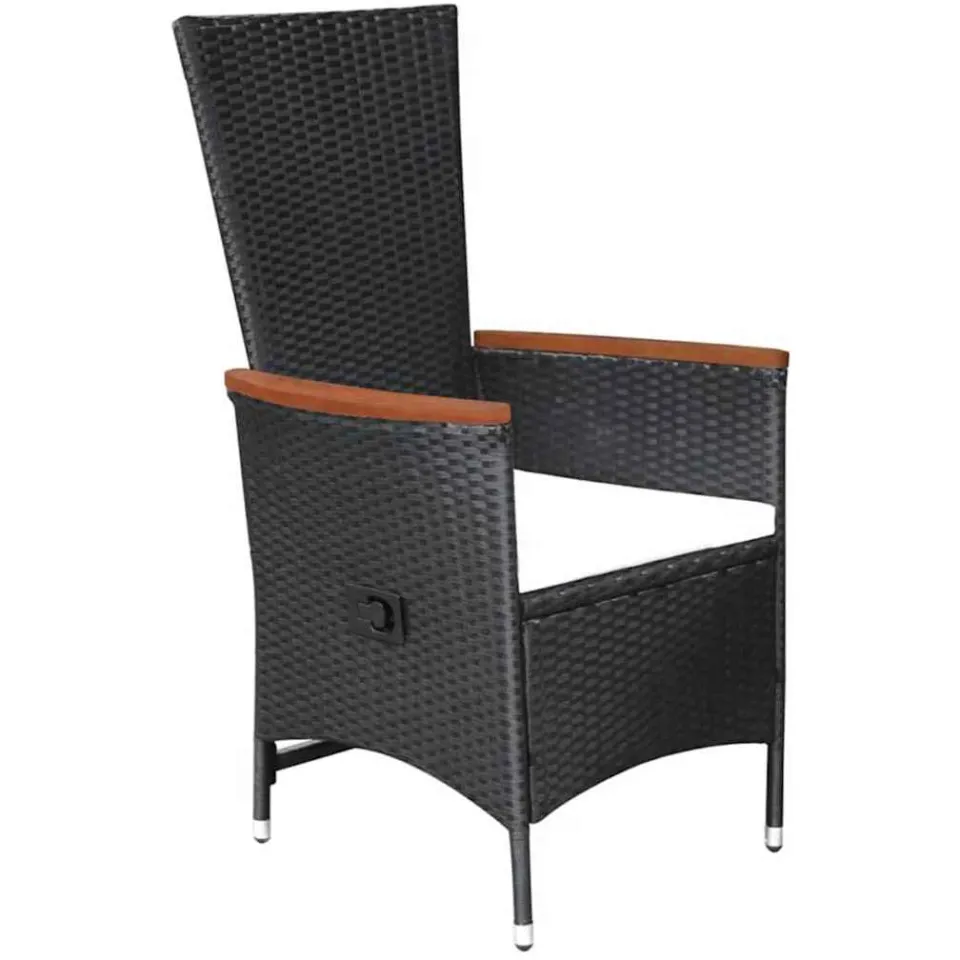 vidaXL 5-delige Tuinset zwart, foto 3