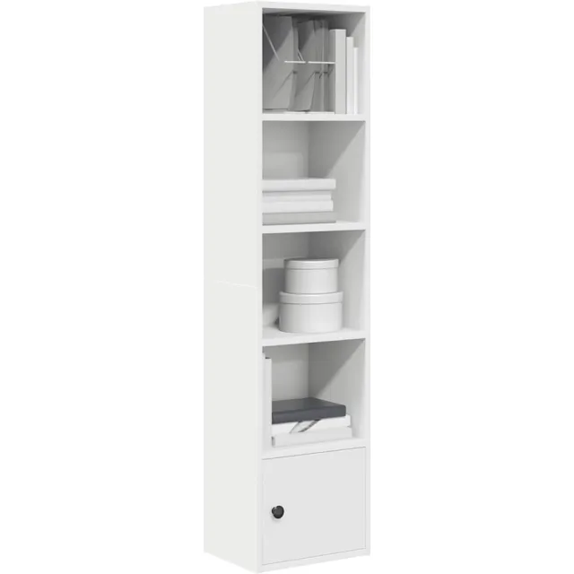 vidaXL Boekenkast 31x24x127 cm bewerkt hout wit
