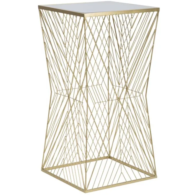 Mauro Ferretti Tafel Phone Holder Lines 4 50×50×100 cm Goud