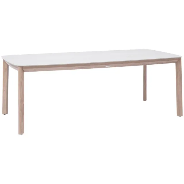Hespéride Tuintafel voor 8 personen van gesinterde steen NELORA Beige