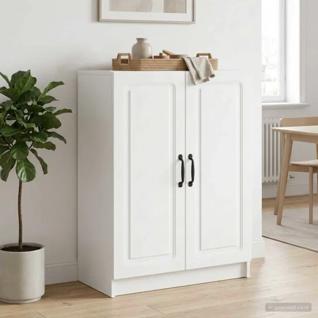 vidaXL Dressoir Wit 66 x 34,5 x 87 cm Bewerkt hout, foto 2