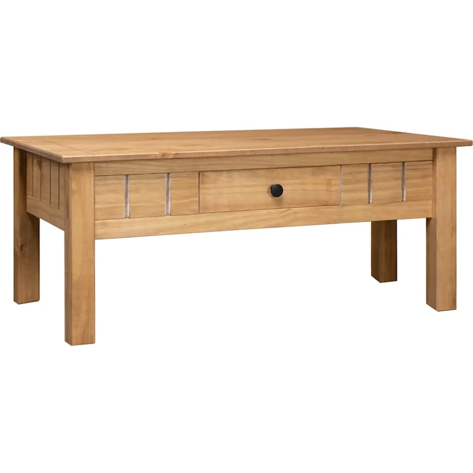 vidaXL Salontafel Panama Range 100x60x43,5 cm massief grenenhout bruin