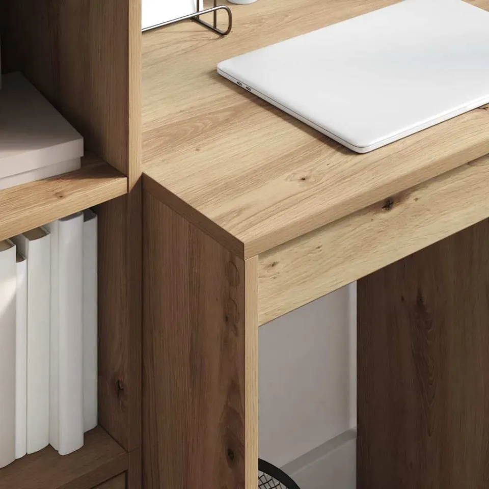vidaXL Bureau Artisan Eiken 60 x 50 x 76 cm, foto 4