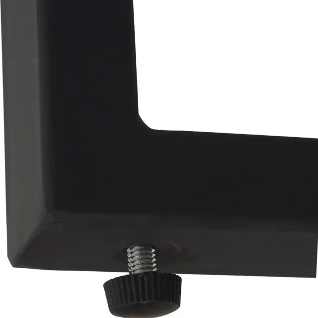 MCW Salontafel Kos T576, woonkamertafel 40x110x60cm MVG-gecertificeerd ~ Wengé, donkere metalen poten