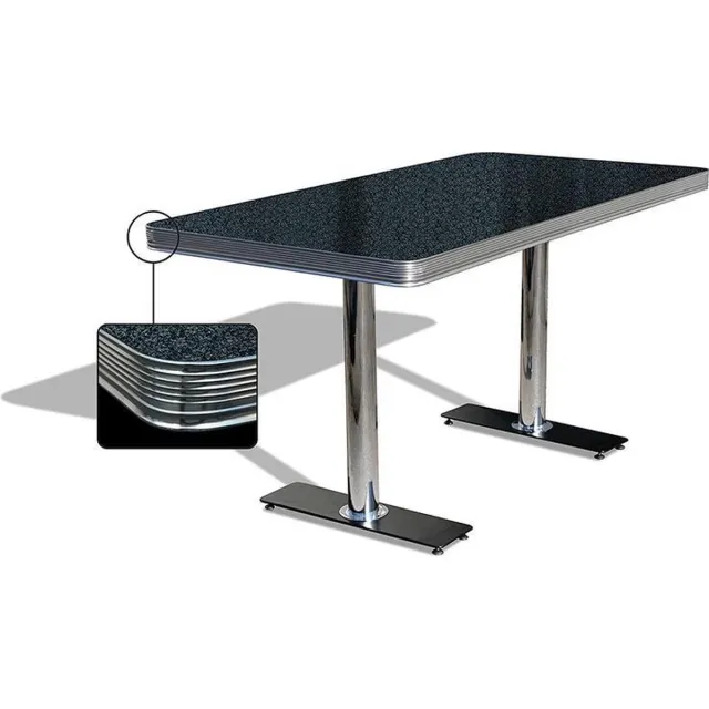 Bel Air Retro Eettafel TO-25W Blackstone