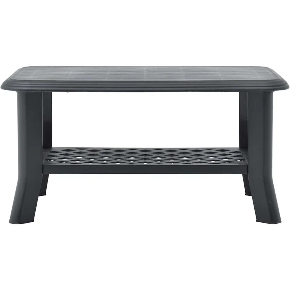 vidaXL Salontafel 90x60x46 cm kunststof antraciet, foto 3