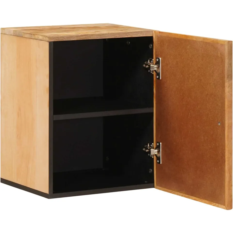 vidaXL Hangkast Bruin 38 x 33,5 x 48 cm Massief Mango Hout, foto 2