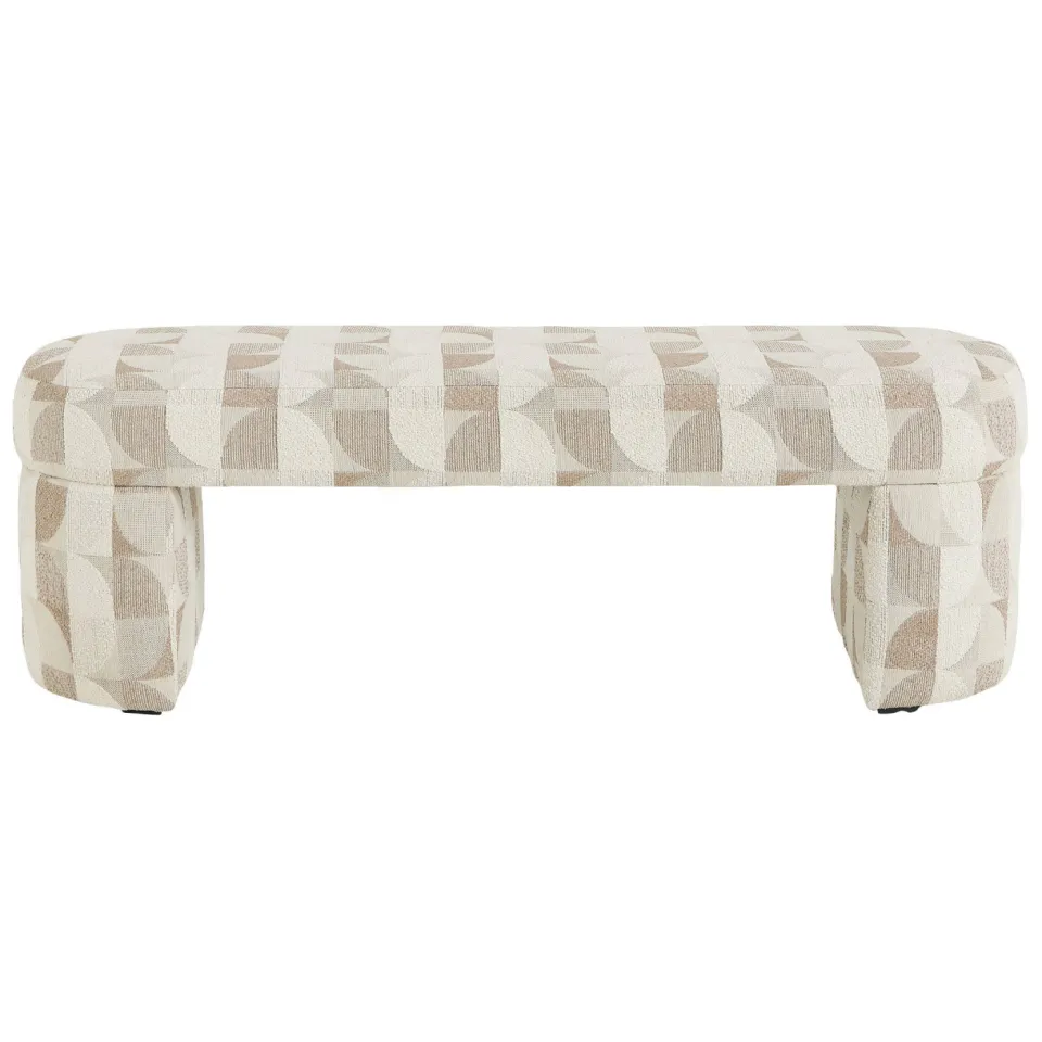 NOUS Living Nice eetkamerbank beige, foto 3