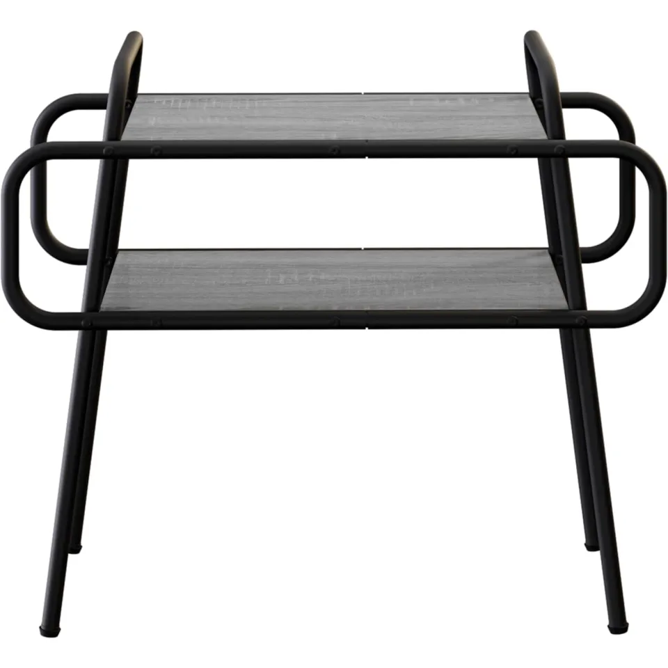 vidaXL Salontafel Grijs Sonoma 60 x 30 x 51 cm Bewerkt hout