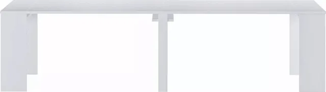 Vente-unique Verlengbare consoletafel 12 personen - 6 verlengstukken - Wit - ONEGA