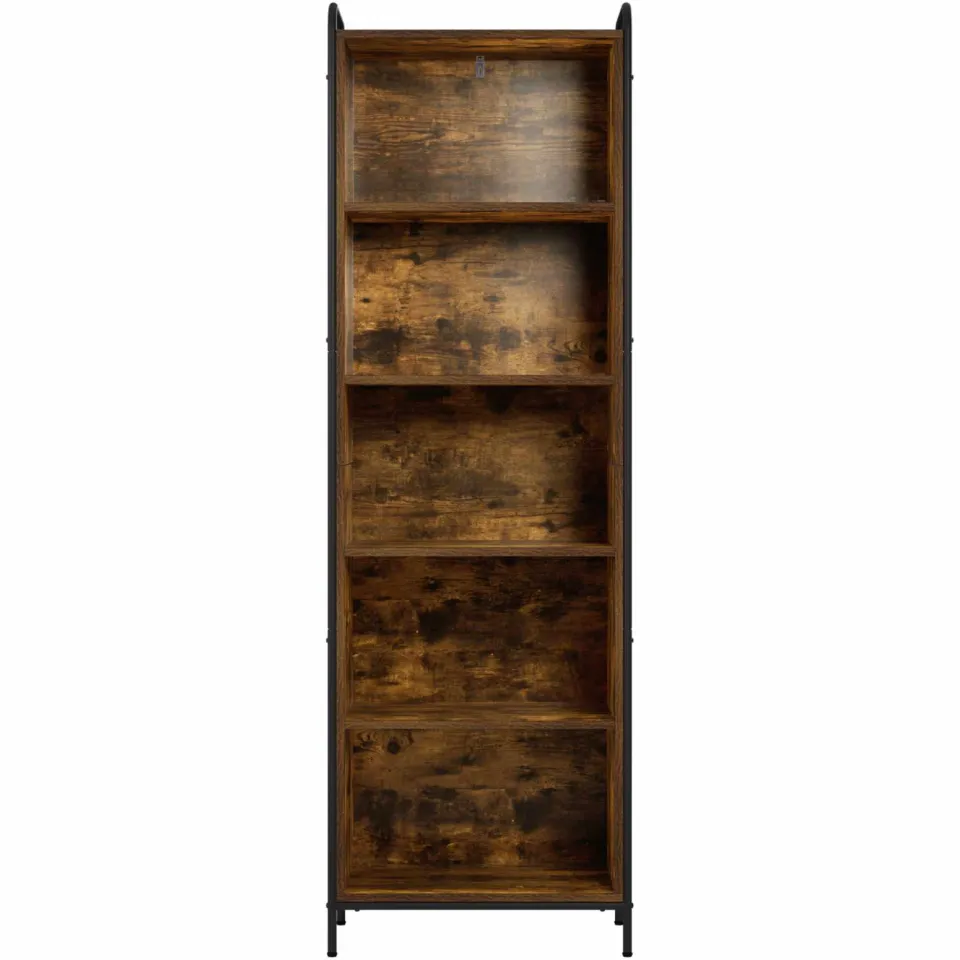 vidaXL Boekenkast 55,5 x 33 x 174 cm Bewerkt hout Gerookt eiken Bruin