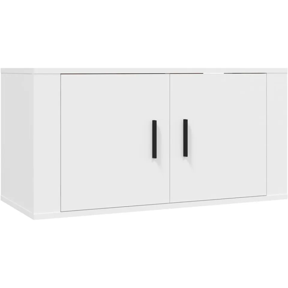 vidaXL Tv-wandmeubels 2 st 80x34,5x40 cm wit