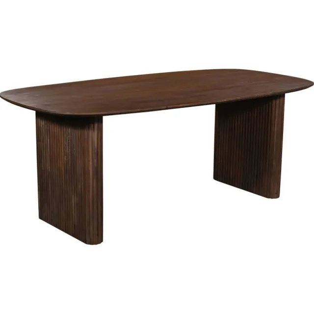 Giga Meubel Eettafel Juro - Deens Ovaal - Mangohout - 200cm, foto 2