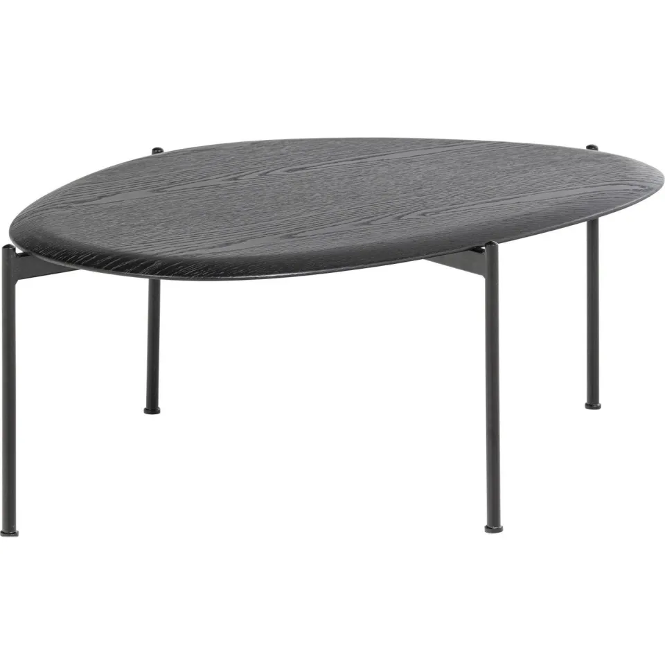WOOOD Kota Salontafel - MDF/Fineer - Zwart - 36x92x68, foto 4