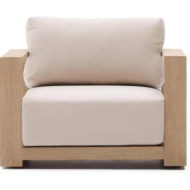 Kave Home Ambra fauteuil acaciahout, foto 4