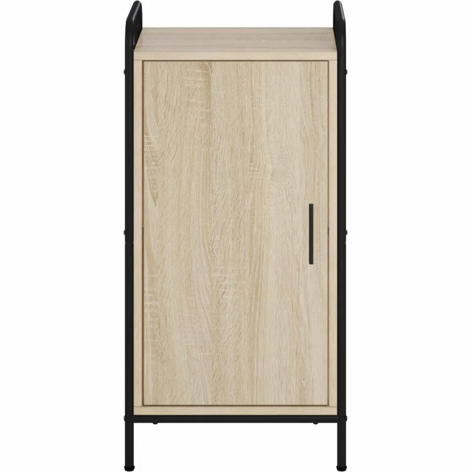 vidaXL Dressoir Sonoma Eiken 97 x 33 x 81 cm Bewerkt hout, foto 4