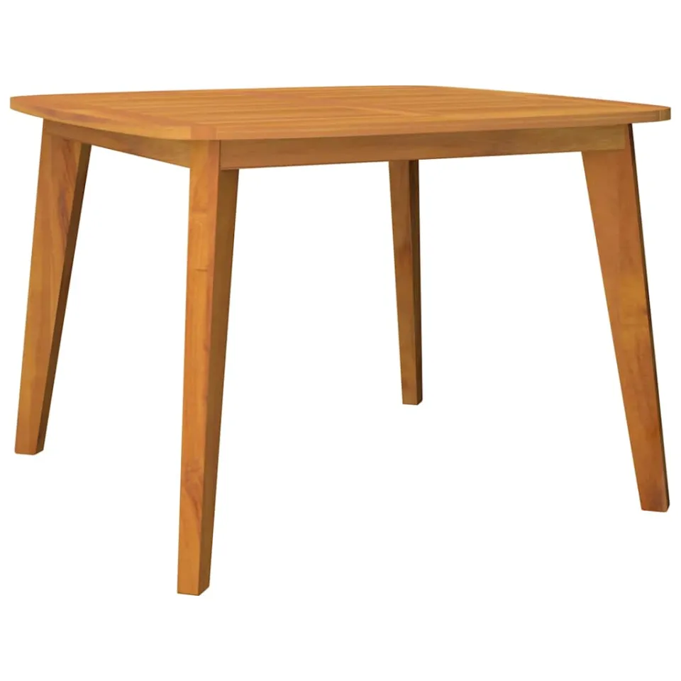 vidaXL Tuintafel 110x110x75 cm massief acaciahout bruin, foto 3