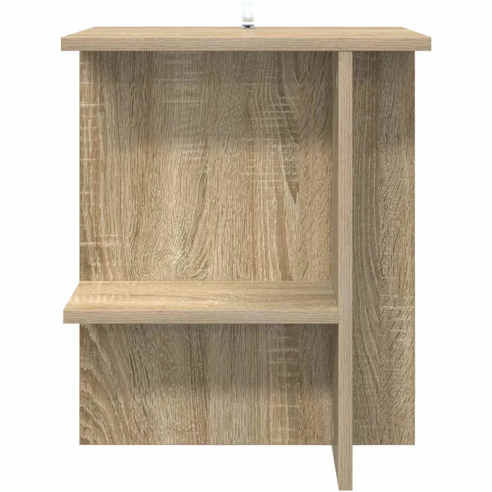 vidaXL Salontafel Sonoma Eiken 40 x 30 x 49 cm Bewerkt hout, foto 4