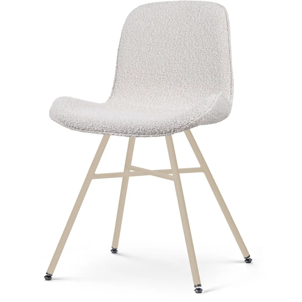Nolon Noa-Fé eetkamerstoel bouclé beige - beige onderstel
