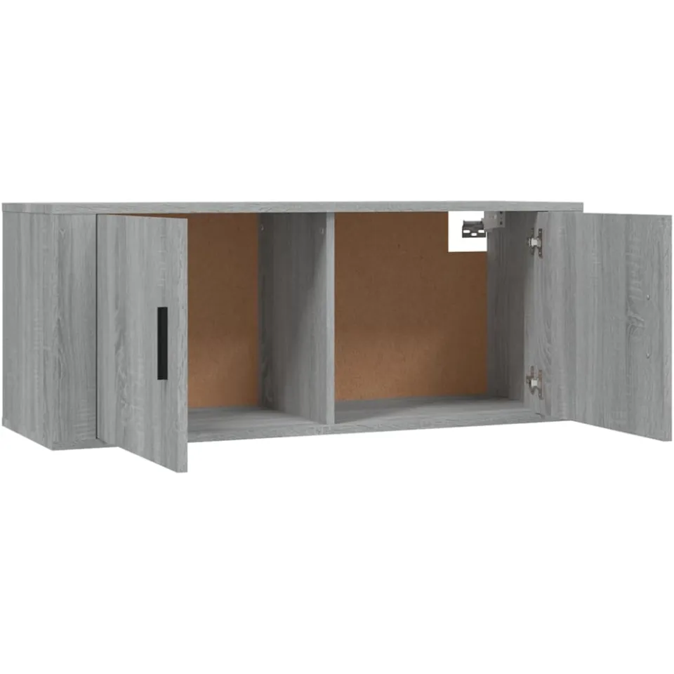 vidaXL 3-delige Tv-meubelset bewerkt hout grijs sonoma eikenkleurig, foto 3