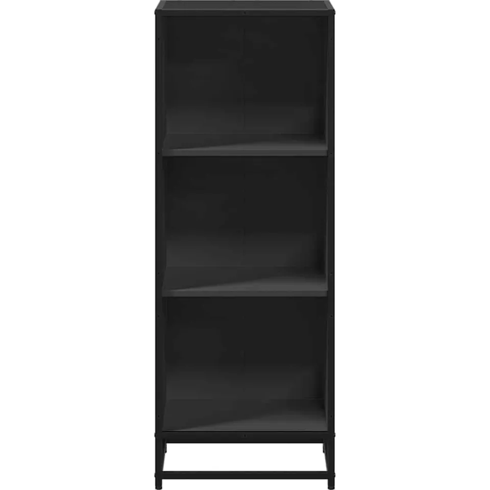 vidaXL Boekenkast 40x35x107,5 cm bewerkt hout zwart, foto 4
