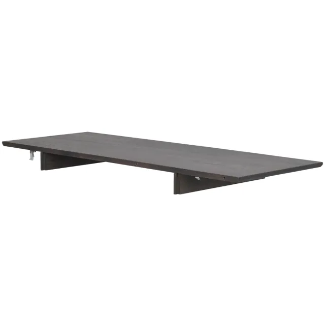 Rowico Home Filippa verlengstuk voor de ronde Filippa eettafel donkerbruin - 45 x 120 cm