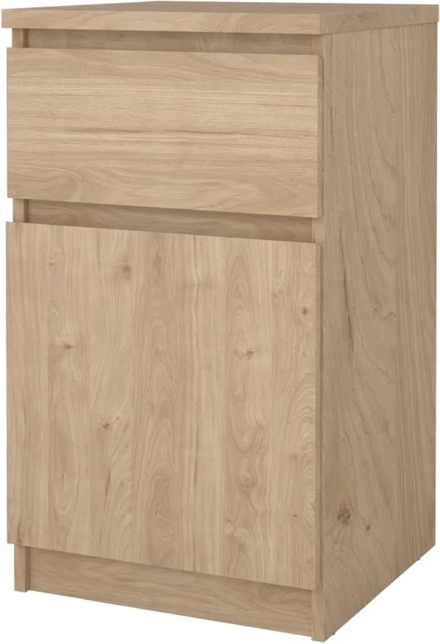 Tvilum Naia nachtkastje deur omkeerbaar 1 deur 1 lade okkernoot decor.