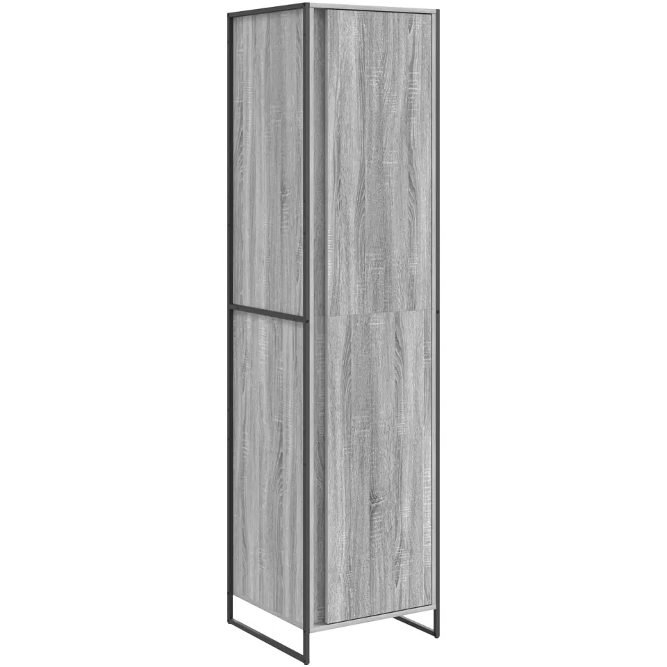 vidaXL Warderobe Grijs Sonoma 50 x 50 x 200 cm