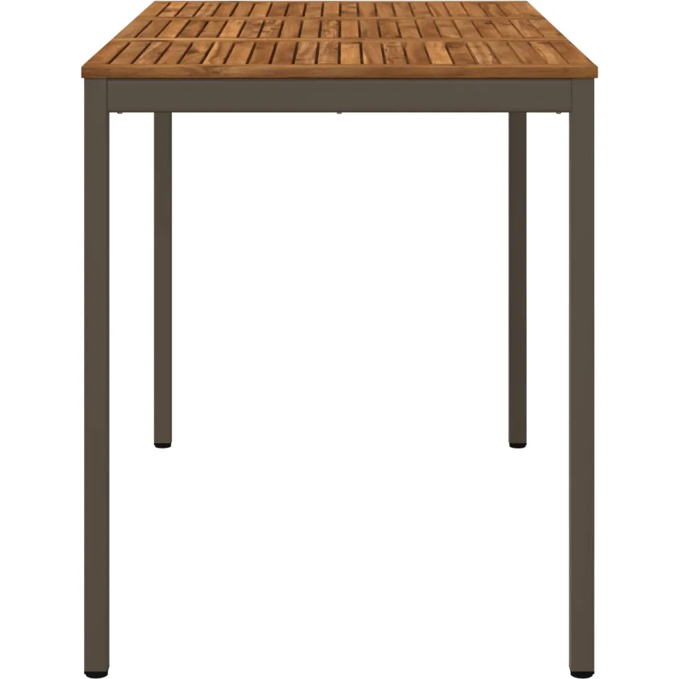 vidaXL Tuinbar Tafel NAARDEN Natuurlijk en Koffie 147 x 88,5 x 105 cm bruin, foto 4