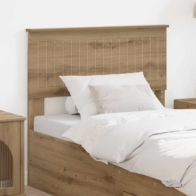 vidaXL Hoofdbord Artisan Eiken Bewerkt hout Bruin