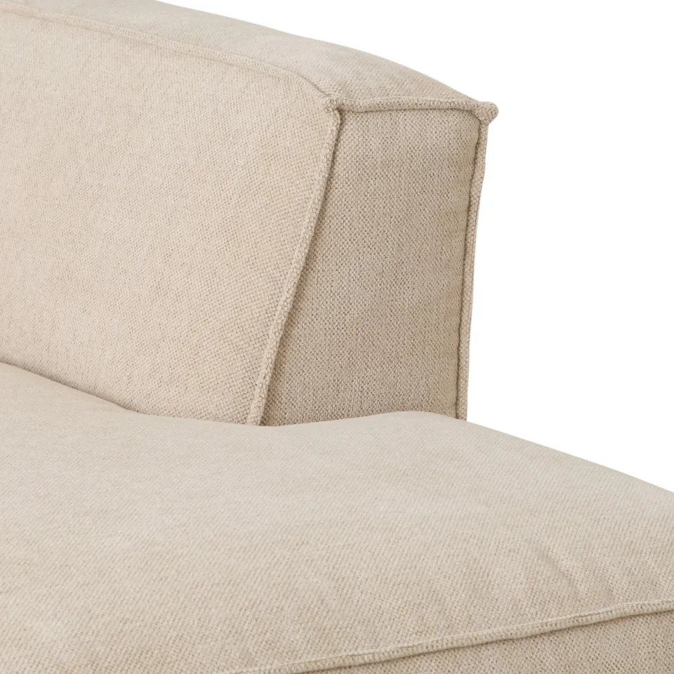 NOUS Living hoekbank met ronde hoek Newton - beige, foto 5