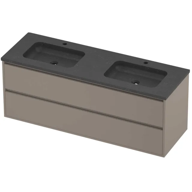 Proline Rollo Badmeubelset Hardsteen Elegant 2 Gaten 140x46x54 cm Blue Stone Clay Beige