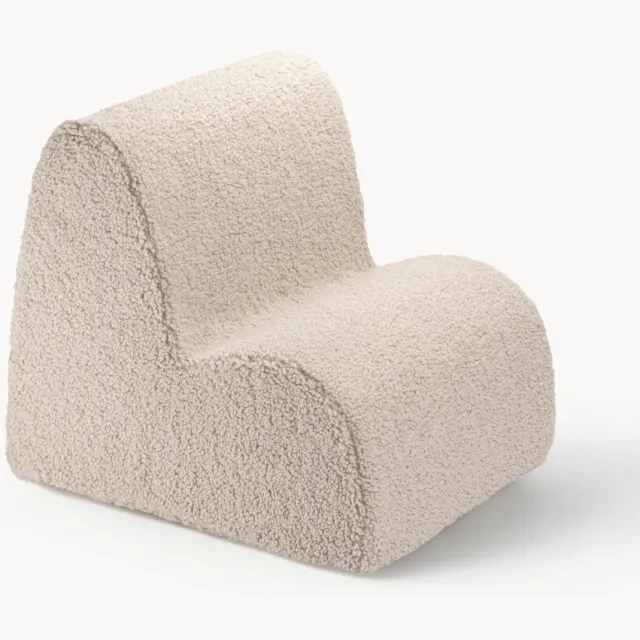 Wigiwama Teddy kinderfauteuil Cloud Beige