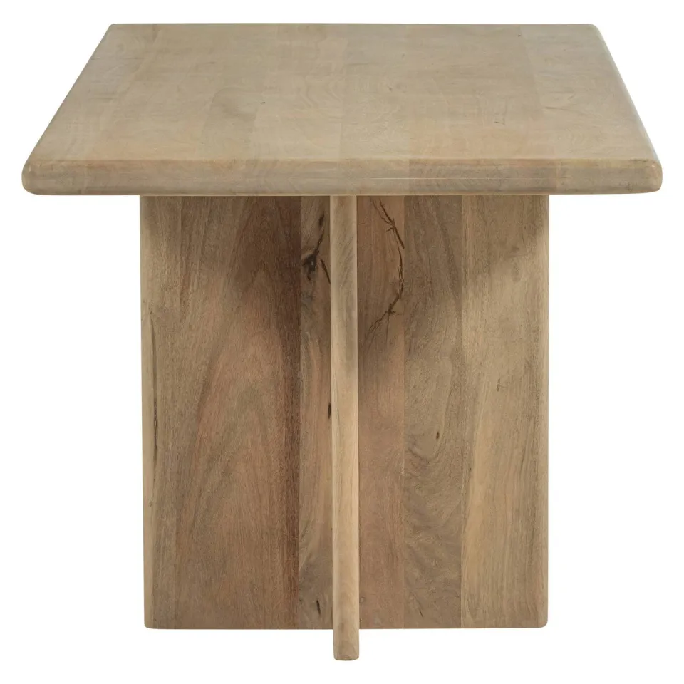 WOOOD Ato Eettafel 220 CM - Mangohout - Naturel - 76x220x90, foto 2