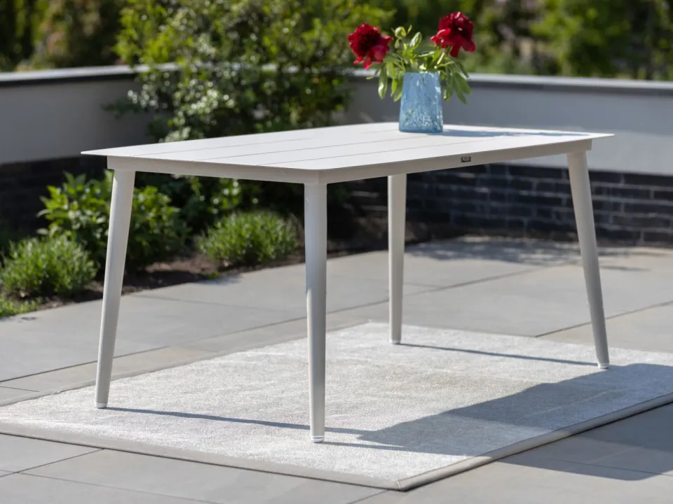 Manifesto Furniture Manifesto Sora dining tuintafel 160x90x74cm wit, foto 3