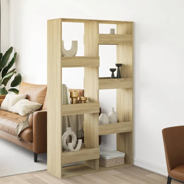 vidaXL Kamerscherm 100x33x175 cm bewerkt hout sonoma eikenkleurig Bruin