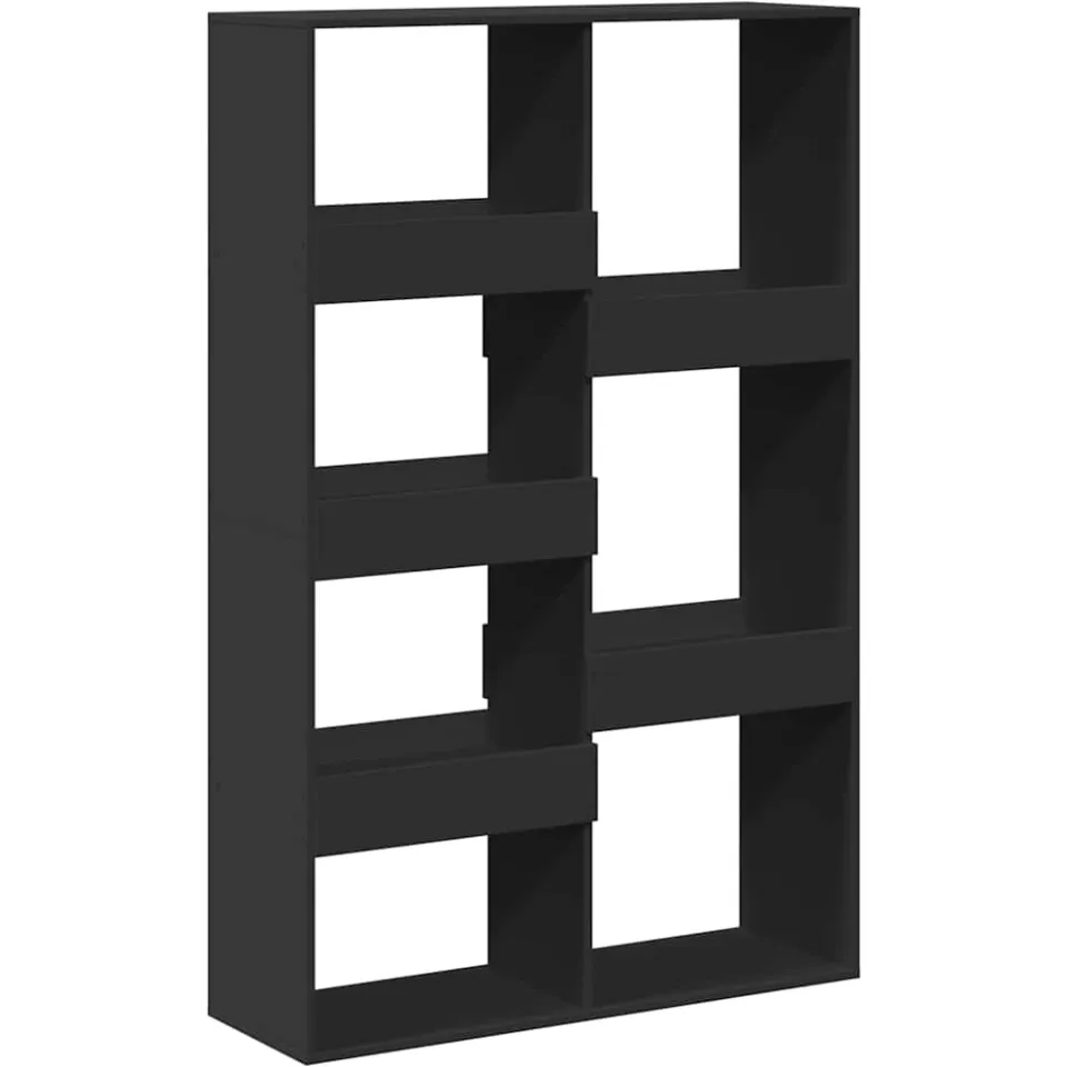 vidaXL Boekenkast 100x33x155,5 cm bewerkt hout zwart, foto 3