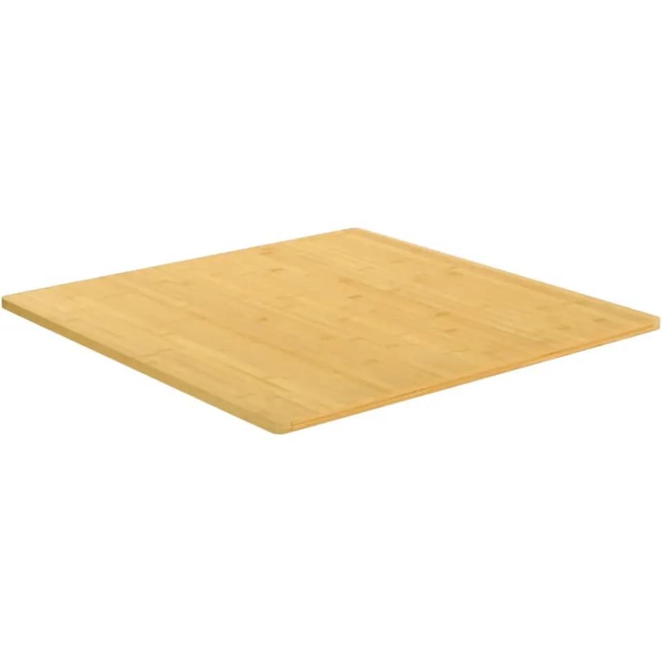 vidaXL Tafelblad 90x90x1,5 cm bamboe Bruin