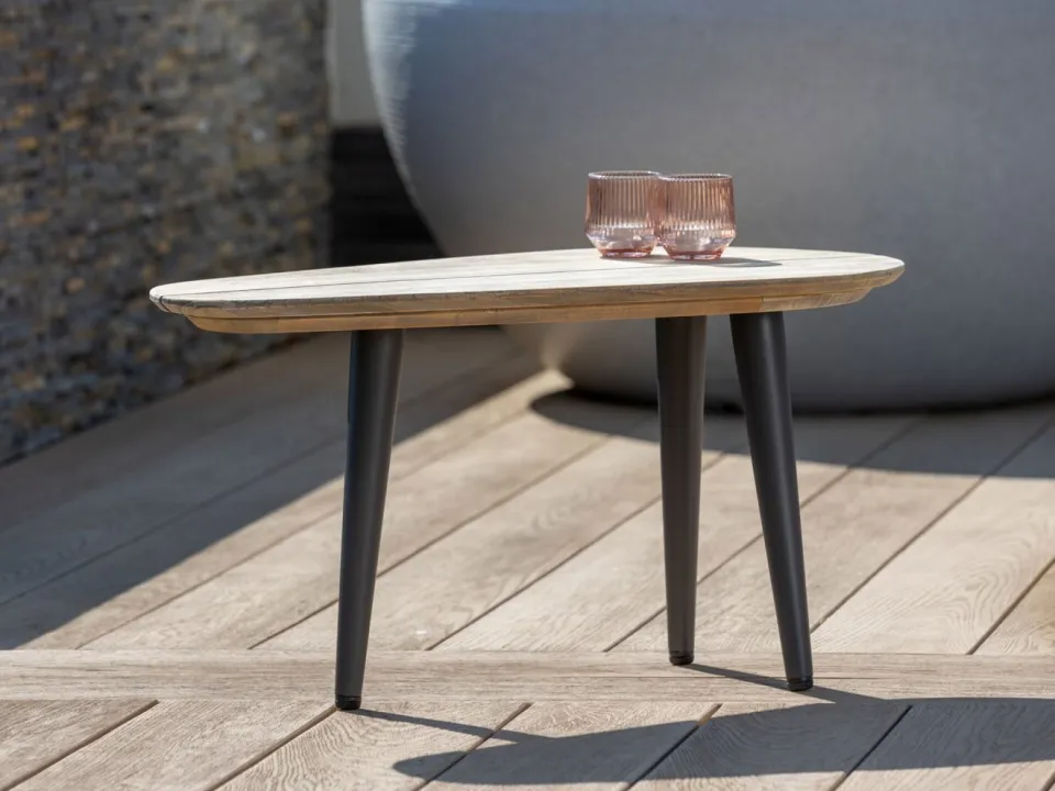 ROUGH Furniture ROUGH-K lounge tuintafel 43x75x40cm taupe, foto 3