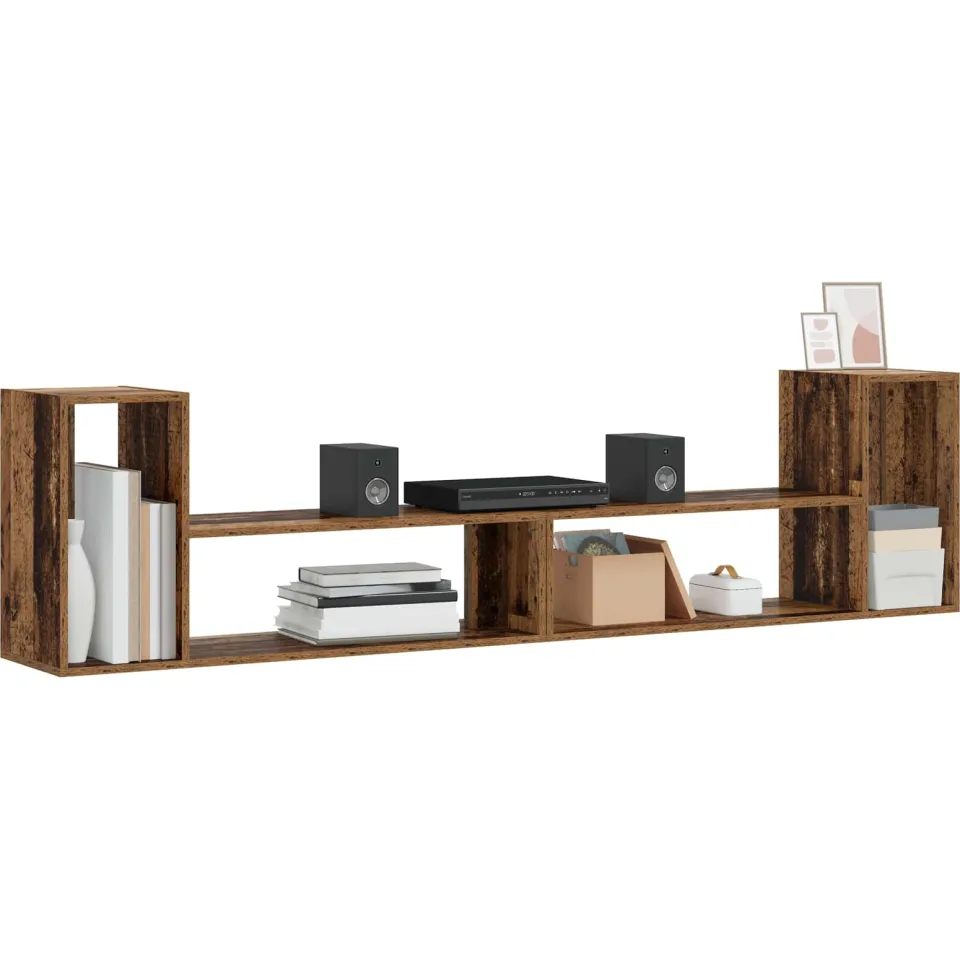 vidaXL TV-kast 100 x 30 x 50 cm Oud hout Bruin