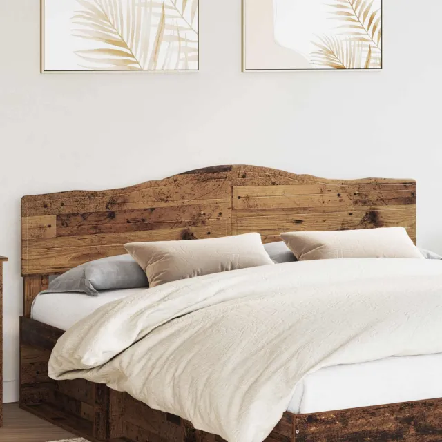 vidaXL Hoofdbord Oud Hout Bewerkt hout Bruin