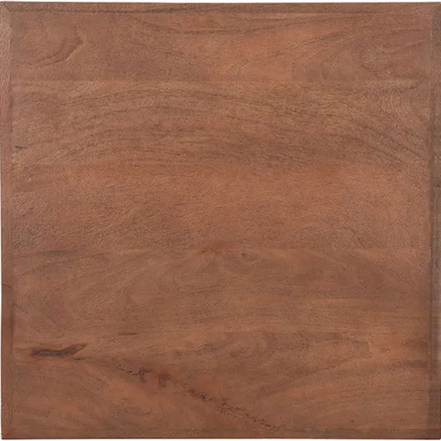 Home67 Tafelblad Horeca - Espresso Mangohout - 70 x 70 cm Bruin