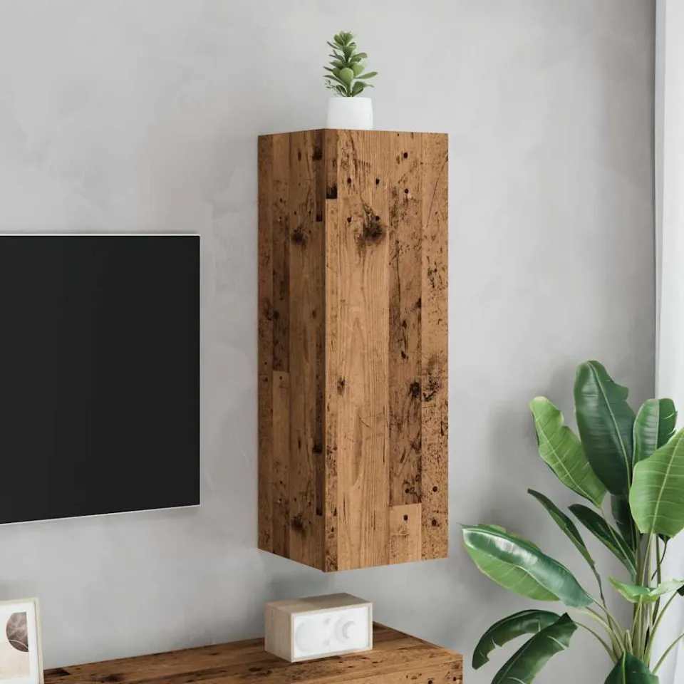 vidaXL Tv-meubel 30,5x30x90 cm bewerkt hout oud houtkleurig bruin, foto 2