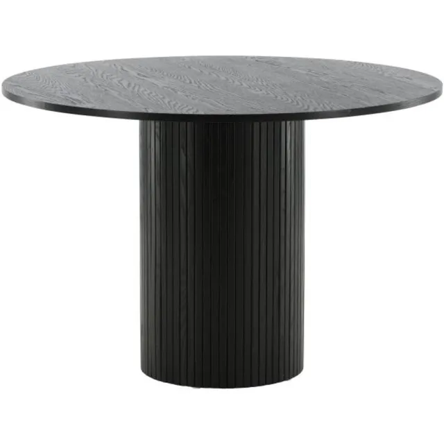 Svea Luma ronde eettafel - ø110 cm - zwart