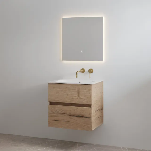 Best Design Badmeubelset zonder Kraangat Best Design Splash 60 cm Halifax