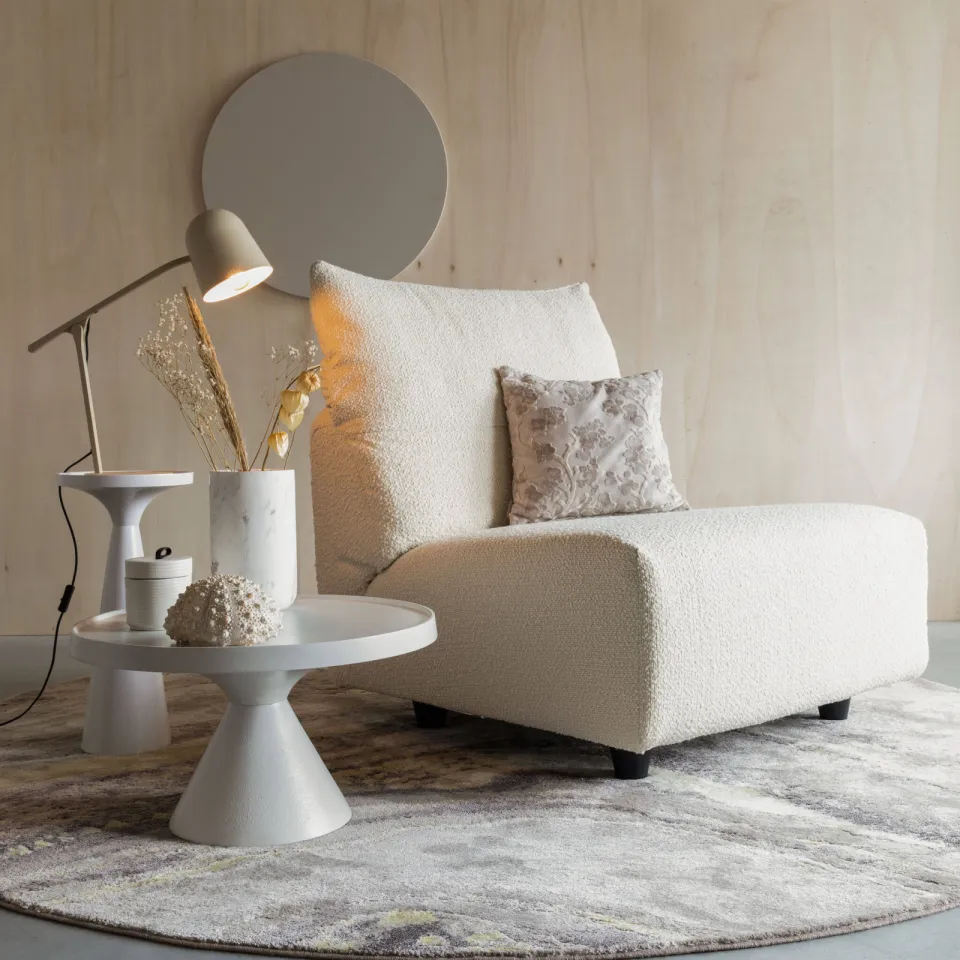 Zuiver salontafel Floss (ø60 cm) wit, foto 4