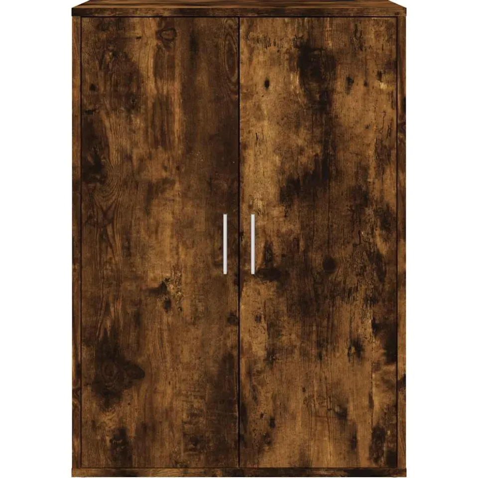 vidaXL Dressoir 60x31x84 cm bewerkt hout gerookt eikenkleurig, foto 4